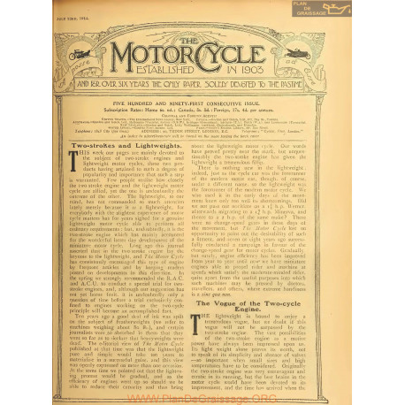 The Motor Cycle 1914 07 July 23 Vol13 N0591 Two Strokes And Lightweights