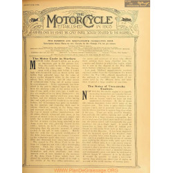 The Motor Cycle 1914 08 August 13 Vol13 N0594 The Motor Cycle In Warfare