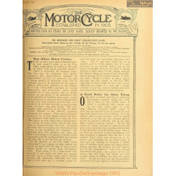 The Motor Cycle 1914 10 October 01 Vol13 N0601 War Office Motor Cycles