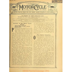 The Motor Cycle 1914 10 October 15 Vol13 N0603 Activity In Motor Cycle World