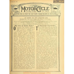 The Motor Cycle 1914 11 November 05 Vol13 N0606 Why Does An Engine Konk