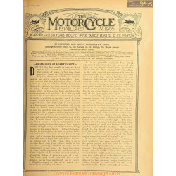 The Motor Cycle 1914 11 November 26 Vol13 N0609 Limitations Of Lightweights