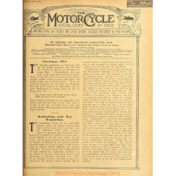 The Motor Cycle 1914 12 December 24 Vol13 N0613 Christmas 1914