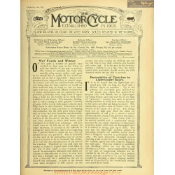The Motor Cycle 1915 11 November 04 Vol15 N0658 War Funds And Winter