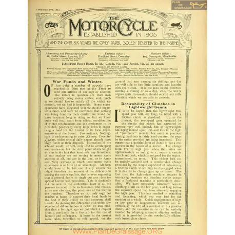 The Motor Cycle 1915 11 November 04 Vol15 N0658 War Funds And Winter