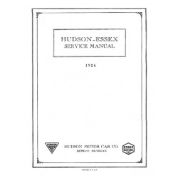 Essex 1926 Shop Manual