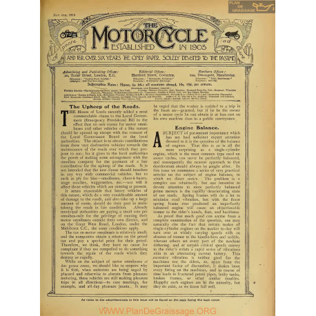 The Motor Cycle 1916 05 May 04 Vol16 N0684 The Upkeep Of The Roads