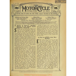 The Motor Cycle 1916 05 May 25 Vol16 N0687 A Plea On Behalf Of The War Worker