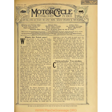 The Motor Cycle 1916 06 June 15 Vol16 N0690 Where The Petrol Goes