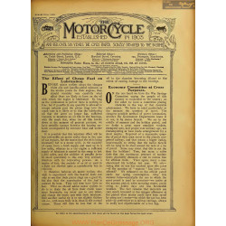 The Motor Cycle 1916 08 August 10 Vol17 N0698 The Effect Of Cheap Fuel On Lubrication