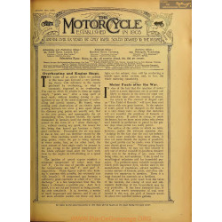 The Motor Cycle 1916 08 August 31 Vol17 N0701 Overheating And Engine Stops