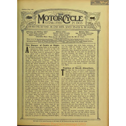 The Motor Cycle 1916 10 October 26 Vol17 N0709 The Danger Of Cattle At Night