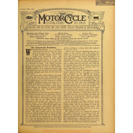 The Motor Cycle 1916 11 November 23 Vol17 N0713 An Unsolved Problem
