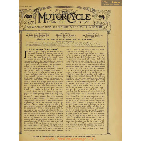 The Motor Cycle 1917 01 January 11 Vol18 N0720 Eliminating Weaknesses