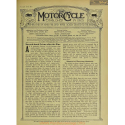 The Motor Cycle 1917 01 January 18 Vol18 N0721 Second Hand Prices After The War