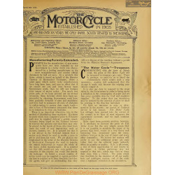 The Motor Cycle 1917 03 March 08 Vol18 N0728 Manufacturing Permits Extended