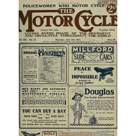 The Motor Cycle 1917 07 July 05 Vol19 N0745 A Step Towards Economy