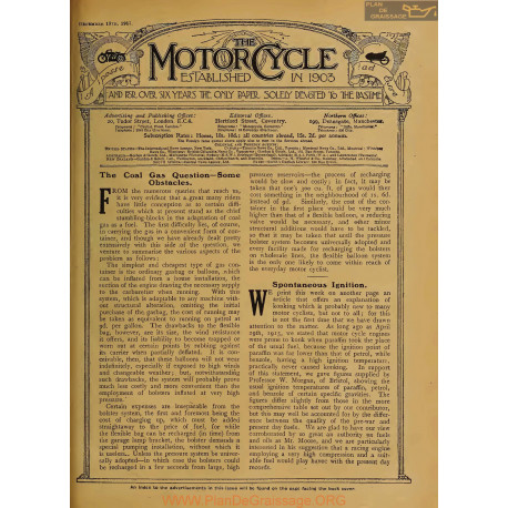 The Motor Cycle 1917 12 December 13 Vol19 N0768 The Coal Gas Question Some Obstacles