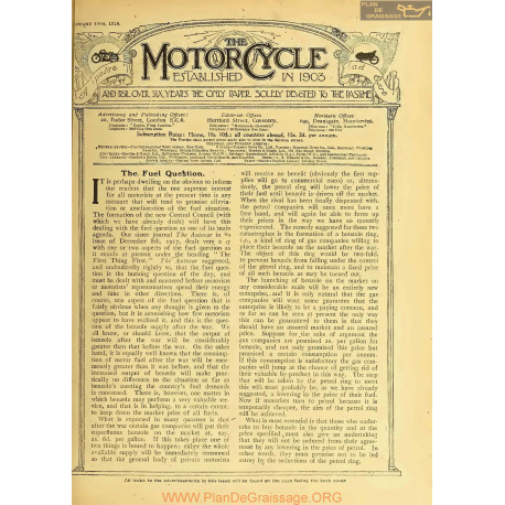 The Motor Cycle 1918 01 January 10 Vol20 N0772 The Fuel Question
