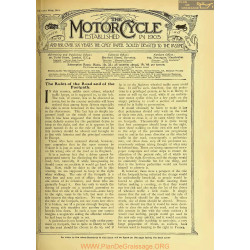 The Motor Cycle 1918 02 February 28 Vol20 N0779 The Rules Of The Road And Of The Footpath