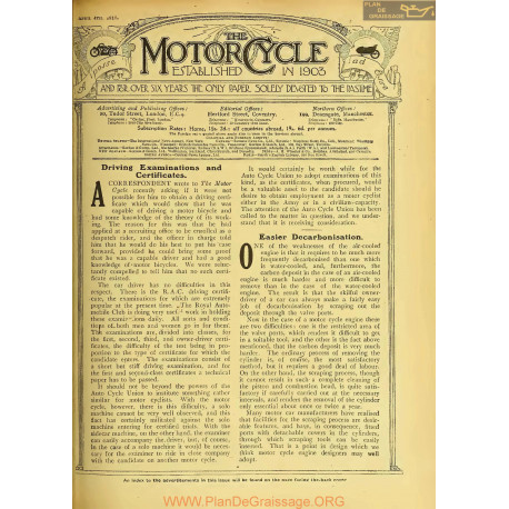 The Motor Cycle 1918 04 April 04 Vol20 N0784 Driving Examinations And Certificated