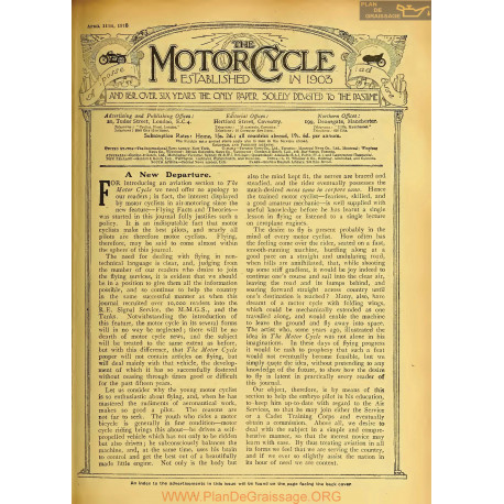 The Motor Cycle 1918 04 April 11 Vol20 N0785 A New Departue