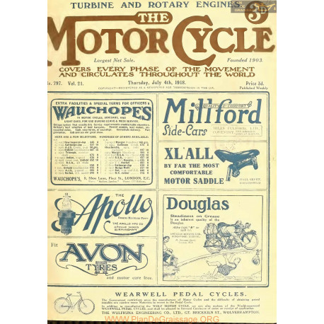 The Motor Cycle 1918 07 July 04 Vol21 N0797 One Lever Carburettes
