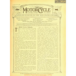 The Motor Cycle 1918 10 October 10 Vol21 N0811 Motor Cycles Schools