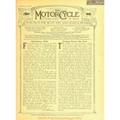 The Motor Cycle 1918 12 December 19 Vol21 N0821 Christmas 1918