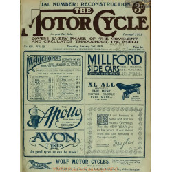 The Motor Cycle 1919 01 January 02 Vol22 N0823 Reconstruction And Overseas Trade