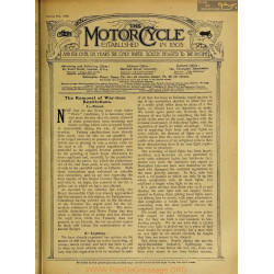 The Motor Cycle 1919 03 March 06 Vol22 N0832 The Removal Of War Time Restrictions