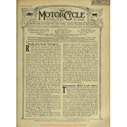 The Motor Cycle 1919 03 March 27 Vol22 N0835 Roads And Road Transport