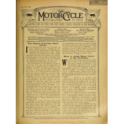 The Motor Cycle 1919 04 April 24 Vol22 N0839 The Import Of Foreign Motor Cycles