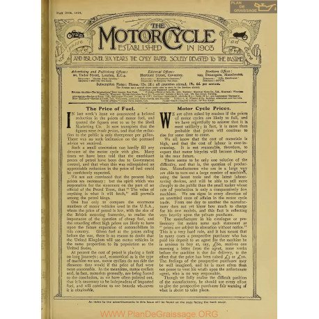 The Motor Cycle 1919 05 May 29 Vol22 N0844 The Price Of Fuel