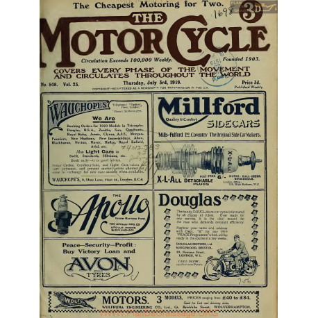 The Motor Cycle 1919 07 July 03 Vol23 N0849 The Scottish Trials