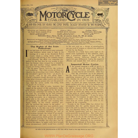The Motor Cycle 1919 08 August 28 Vol23 N0857 The Rights Of The Irate Pedestrian