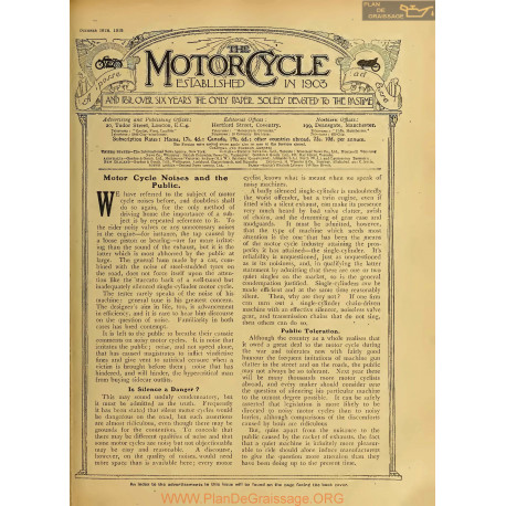 The Motor Cycle 1919 10 October 16 Vol23 N0864 Motor Cycle Noices And The Public