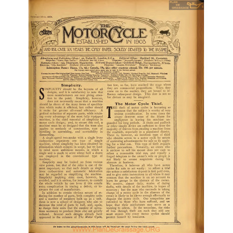 The Motor Cycle 1920 01 January 22 Vol24 N0878 Simplicity