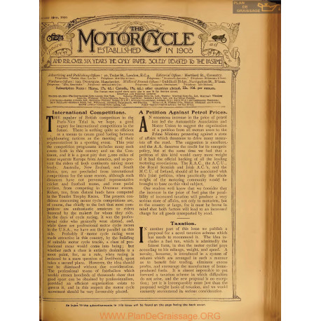 The Motor Cycle 1920 02 February 19 Vol24 N0882 International Competitions