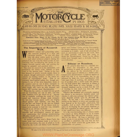The Motor Cycle 1920 03 March 11 Vol24 N0885 The Importance Of Research Work