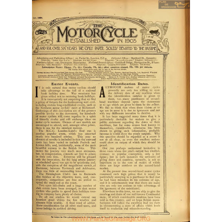 The Motor Cycle 1920 04 April 01 Vol24 N0888 Easter Events