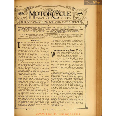 The Motor Cycle 1920 05 May 27 Vol24 N0896 Tt Prospects