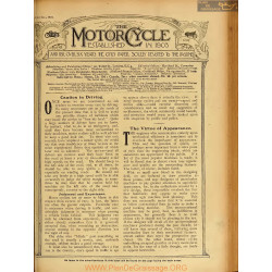The Motor Cycle 1920 06 June 03 Vol24 N0897 Caution In Driving
