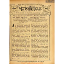 The Motor Cycle 1920 06 June 24 Vol24 N0900 Lessons Of The Tt Races