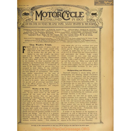 The Motor Cycle 1920 08 August 26 Vol25 N0909 This Week S Trials