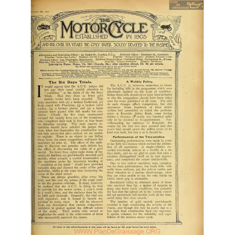 The Motor Cycle 1920 09 September 02 Vol25 N0910 The Six Days Trials