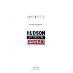 Essex 1929 Tech Handbook