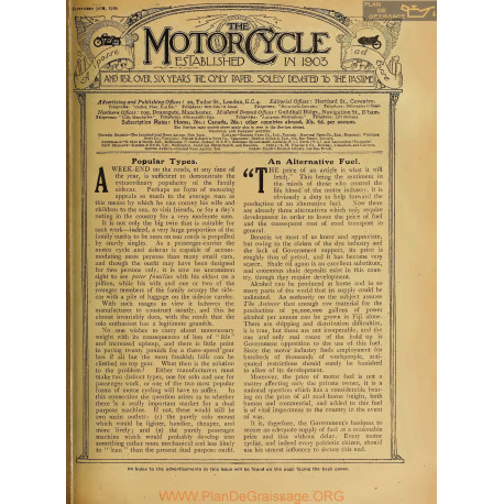 The Motor Cycle 1920 09 September 30 Vol25 N0914 Popular Types
