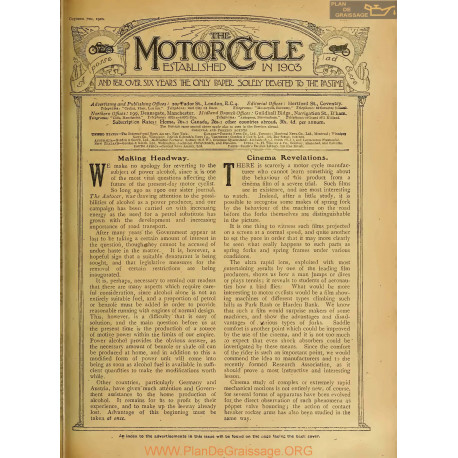 The Motor Cycle 1920 10 October 07 Vol25 N0915 Making Headway