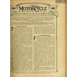 The Motor Cycle 1920 11 November 11 Vol25 N0920 Sound Progress